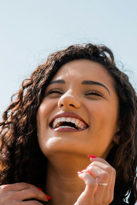 image of woman smiling collagen - WAYT Nutrition