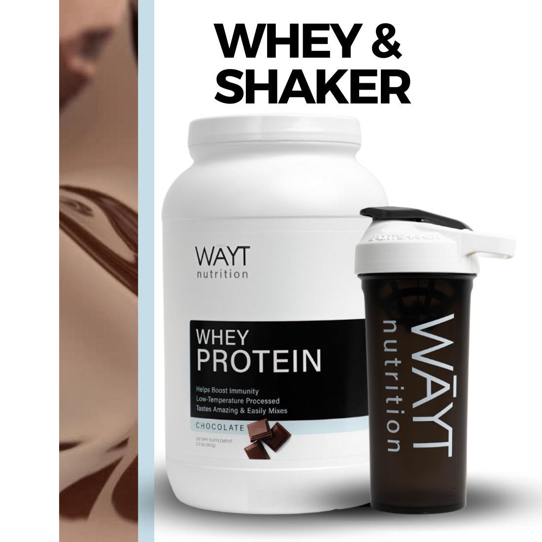 Whey & Shaker Bundle