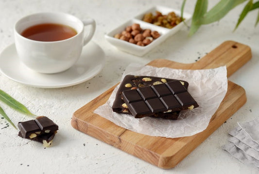 gut health snacks - dark chocolate