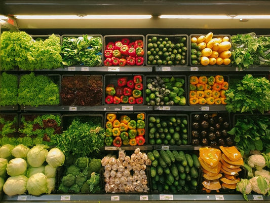 healthy fruits and vegetables - healthy grocery shopping tips 