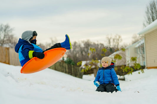 sledding in winter - WAYT Nutrition