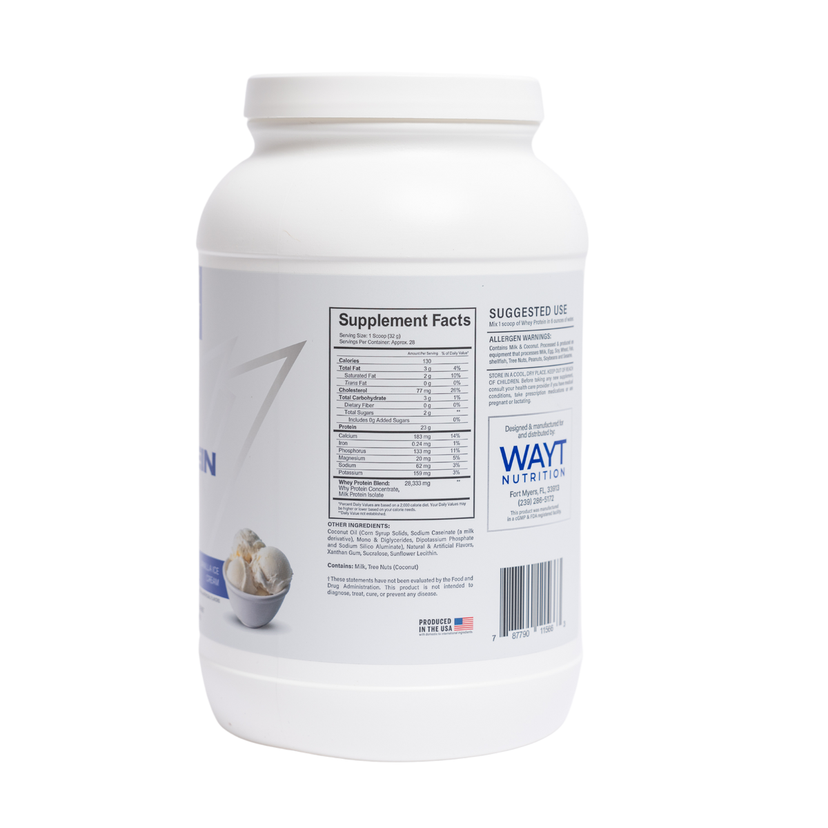 Waye Protein WAYT Protein | Whey Protein - Mixes Easily & Low Temperature Process ...
